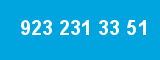 923 231 33 51 923 231 33 51